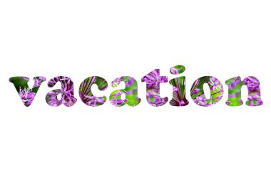 Beyaz arka planda izole edilmiş pembe çiçeklerden oluşan bir yaz.