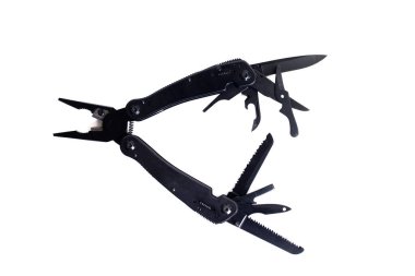 Beyaz arkaplanda siyah çoklu araç izole edildi