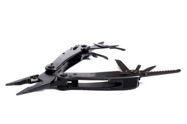 Beyaz arkaplanda siyah çoklu araç izole edildi