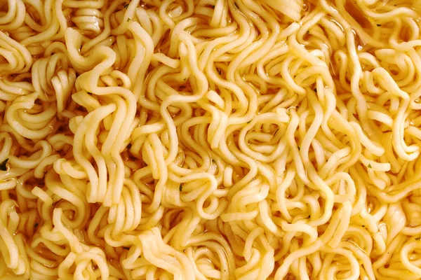 Fideos Amarillos Huevo Cerca Fondo Textura —  Fotos de Stock