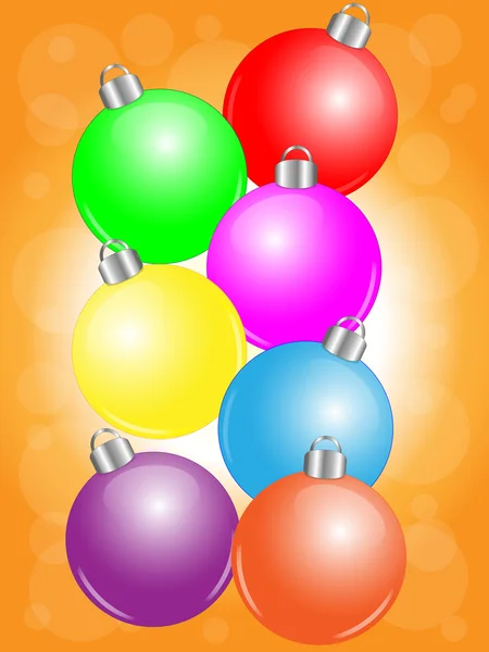 Renkli Noel topları