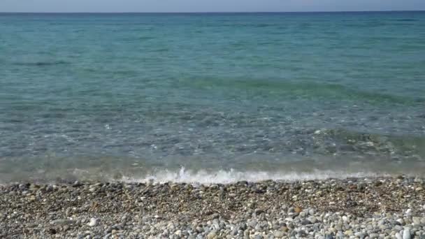 穏やかな海の素晴らしい夏のシーン — ストック動画
