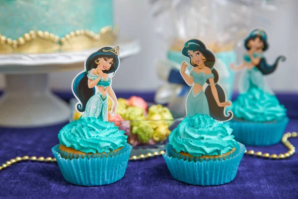 Aserbaidschan Baku September 2020 Kuchen Für Aladin Themenparty Frische Leckere — Stockfoto