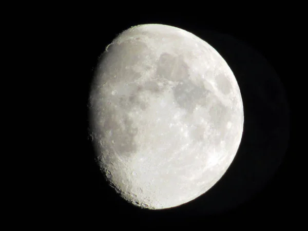 Maan Nachtelijke Hemel — Stockfoto