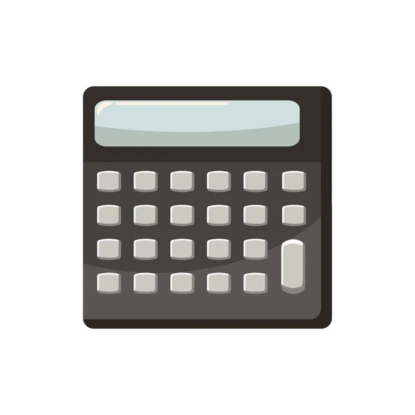 Icono de la calculadora, estilo de dibujos animados — Vector de stock