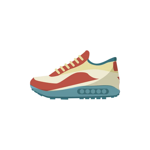 Icono de zapatillas, estilo de dibujos animados — Vector de stock