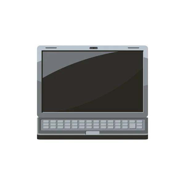 Laptop-Ikone, Cartoon-Stil — Stockvektor