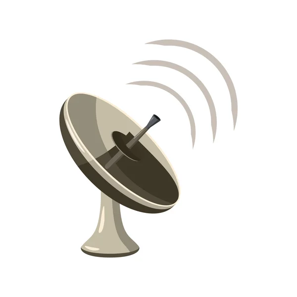 Radar icon, cartoon style — Stock Vector