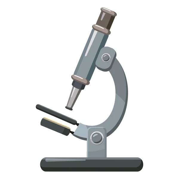 Microscope icon, cartoon style — Stock Vector