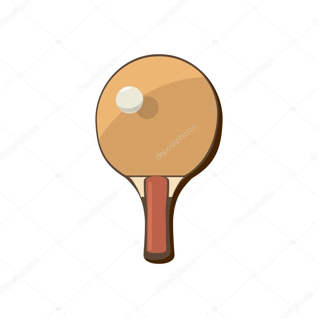 Racket For Playing Table Tennis Icon Vector Image By C Ylivdesign Vector Stock 104277898