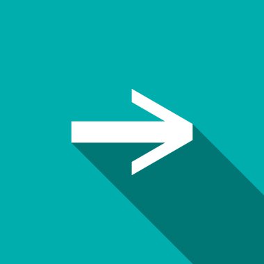 Ok simgesi, düz stil