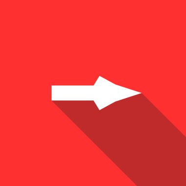 Ok simgesi, düz stil