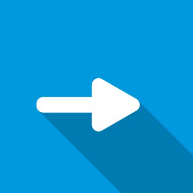 Ok simgesi, düz stil