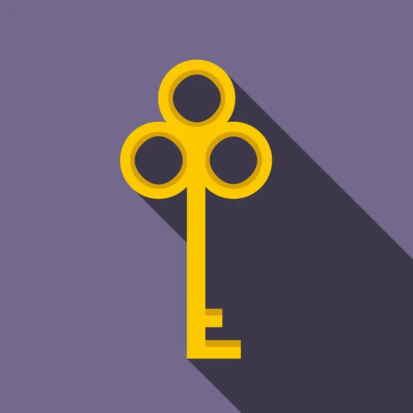 Icono de llave fría, estilo plano — Archivo Imágenes Vectoriales