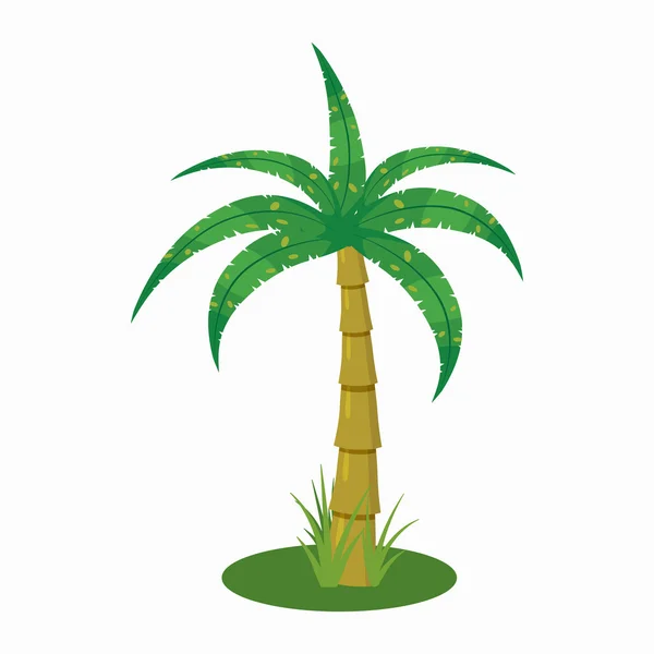Palm tree ikon, rajzfilm stílusú — Stock Vector