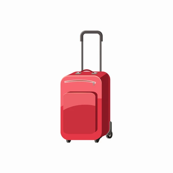 Icône bagages de voyage, style dessin animé — Image vectorielle