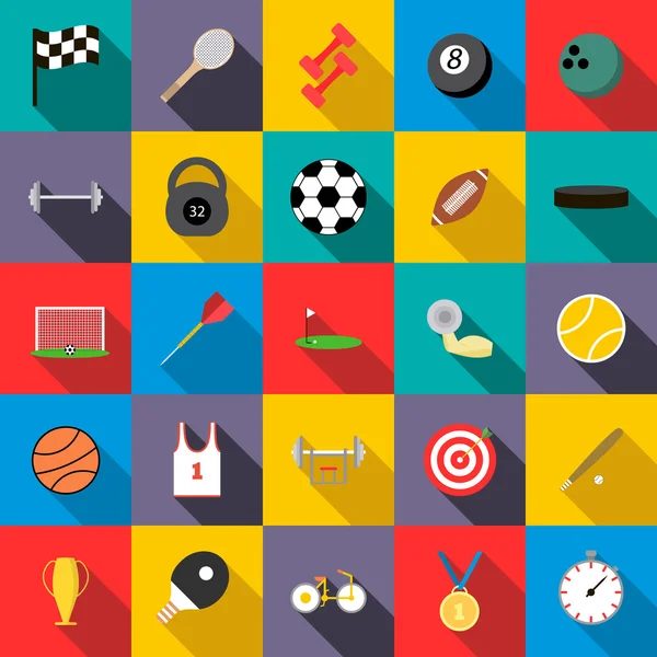 Jeux de sport icônes — Image vectorielle
