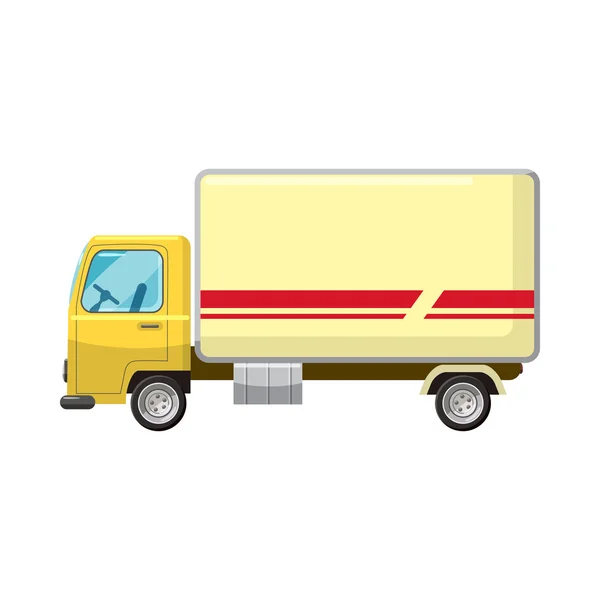 Truck icoon, cartoon stijl — Stockvector