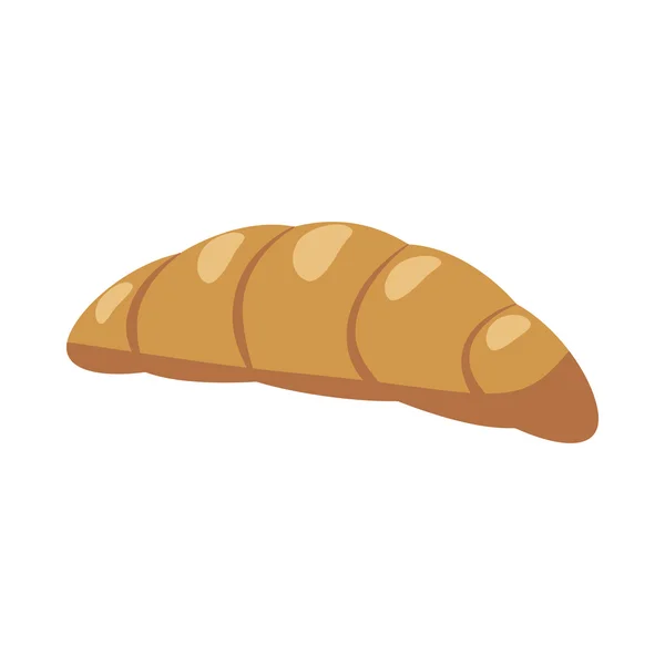Croissant ikon, tecknad stil — Stock vektor