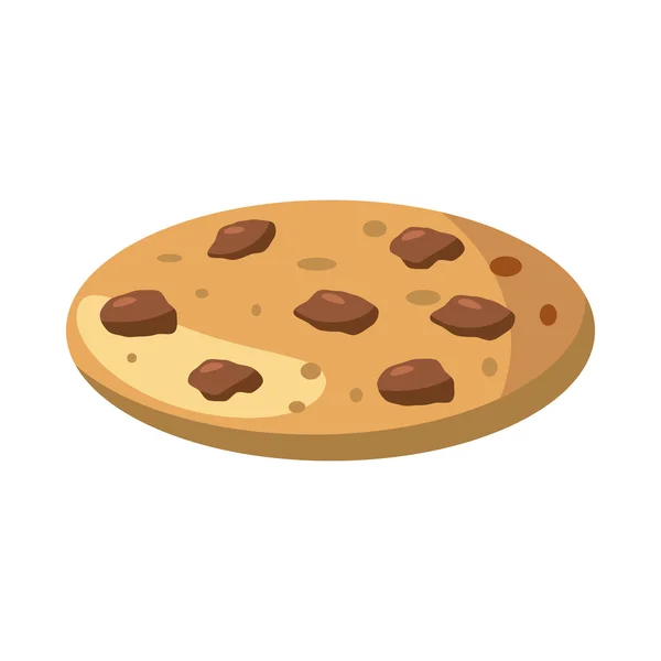 Пирог или икона пиццы, стиль мультфильма — стоковый вектор