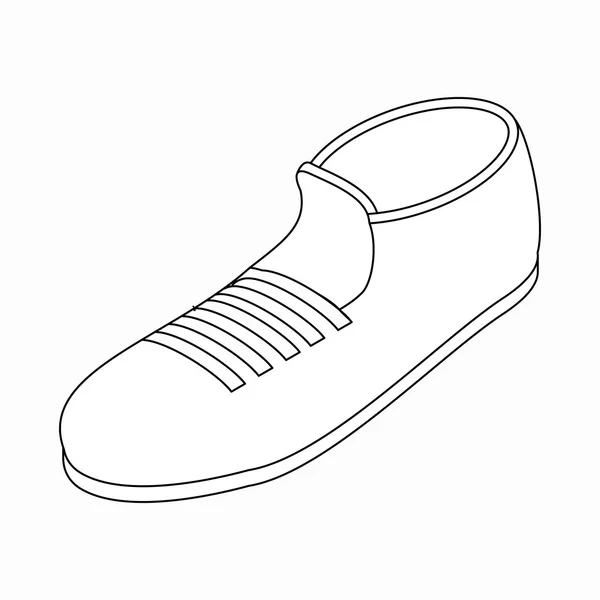 Sportovní boty ikona, izometrické 3d styl — Stockový vektor