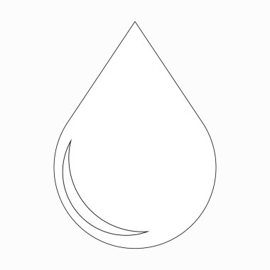 Damla simgesi, izometrik 3d stili