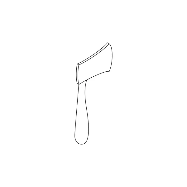 Siekiera, ikona w rzucie izometrycznym 3d styl — Wektor stockowy