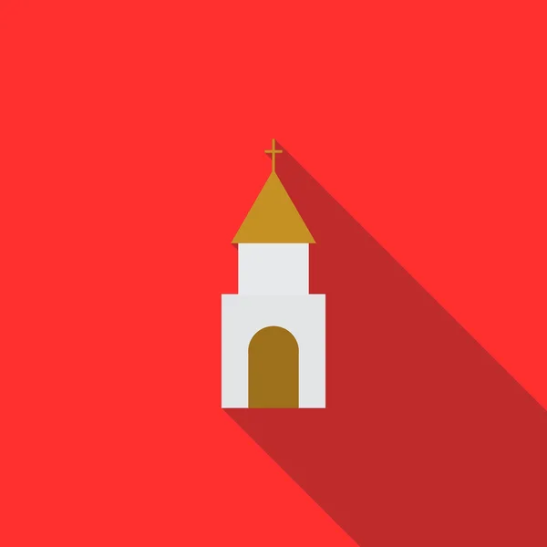 Církev ikona, ploché styl — Stockový vektor