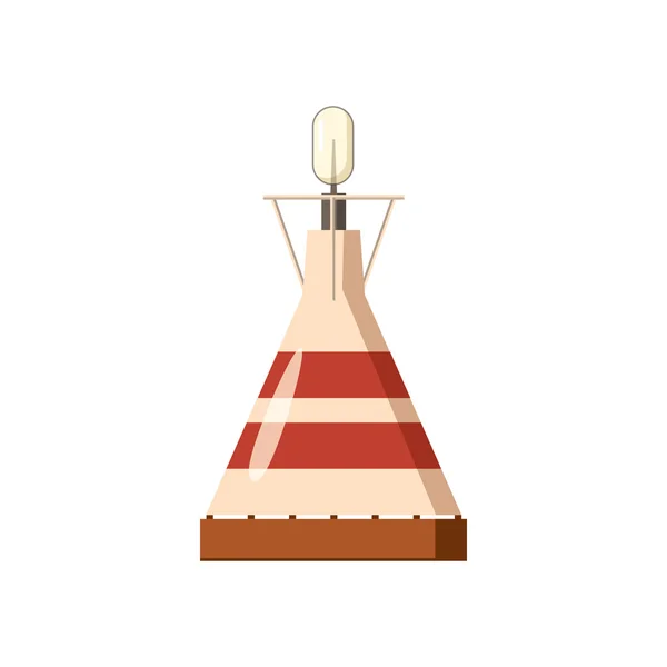 Portable gas burner icon, cartoon style — Stock Vector