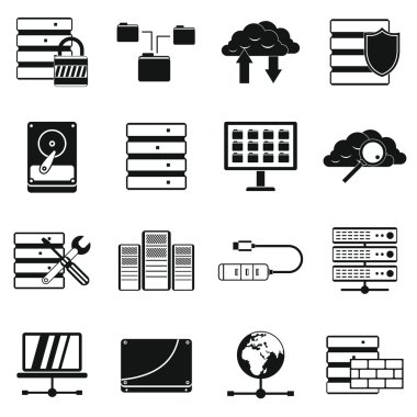 veritabanı Icons set