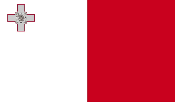 Malta Flag Image — Stock vektor