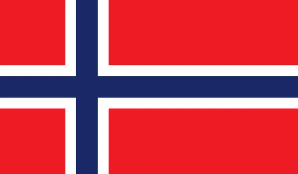 Imagem da bandeira norway —  Vetores de Stock