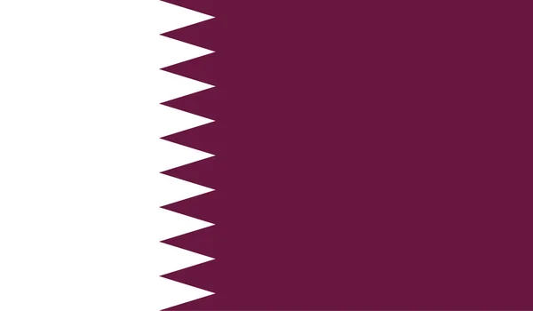 Qatar flag image — Stock Vector