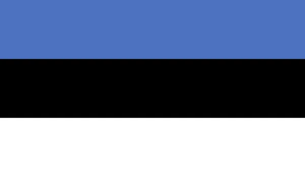 Образ флага Эстонии — стоковый вектор