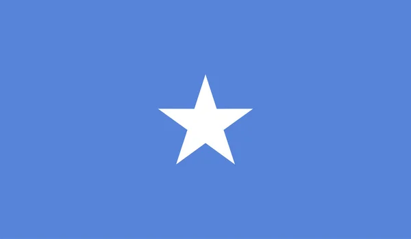 소말리아 국기 이미지 — 스톡 벡터