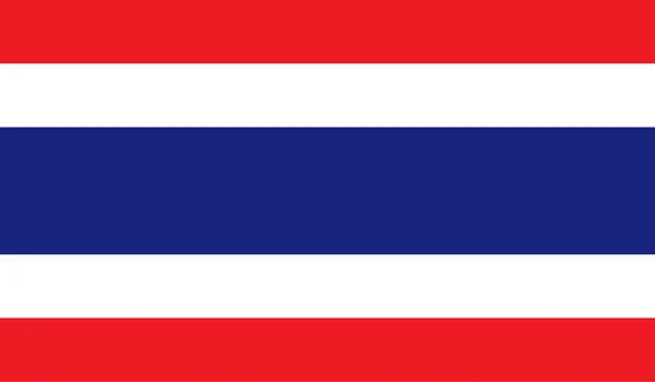 Thaïlande drapeau image — Image vectorielle