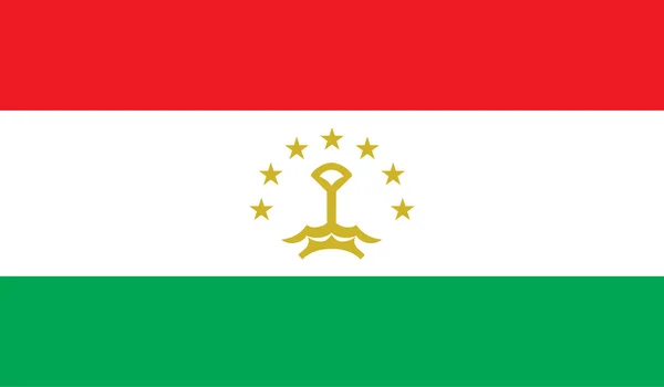 Tayikistán bandera imagen — Archivo Imágenes Vectoriales