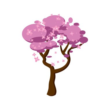 Sakura simgesi, karikatür tarzı