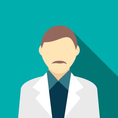 Gri takım simgesi bıyıklı adam