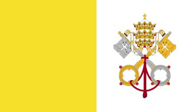 Vatikan bayrağı görüntü