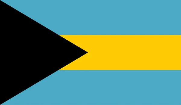 Bahamas flag image — Stock Vector