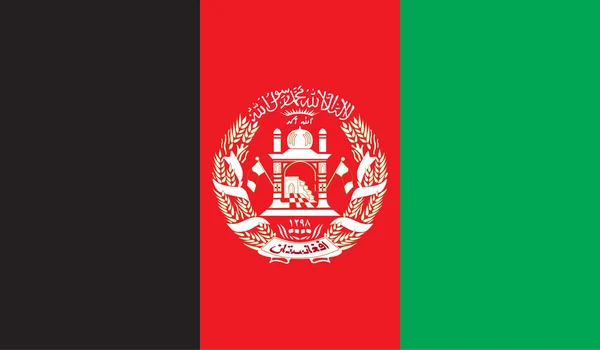 Afghanistan vlag afbeelding — Stockvector