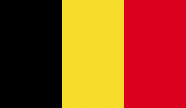 Belgium flag image — Stock Vector