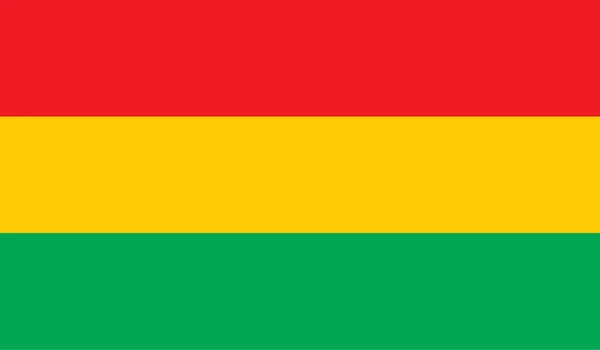 볼리비아 깃발 이미지 — 스톡 벡터