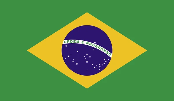 Imagem da bandeira do Brasil —  Vetores de Stock
