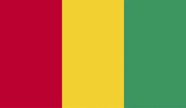 Bandera de Guinea imagen — Vector de stock