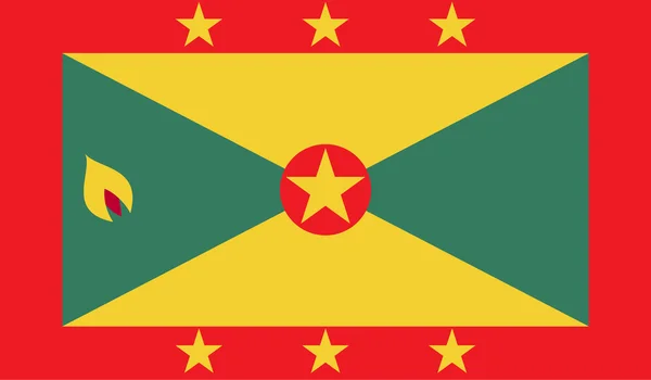 Grenada flaga obrazu — Wektor stockowy