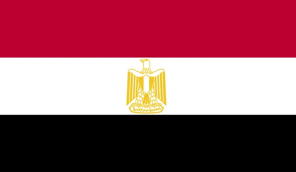 Egypte vlag afbeelding — Stockvector