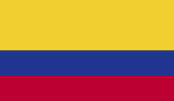 Colombia bandera imagen — Vector de stock