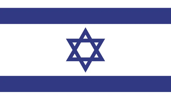 Bandera de Israel Imagen — Archivo Imágenes Vectoriales